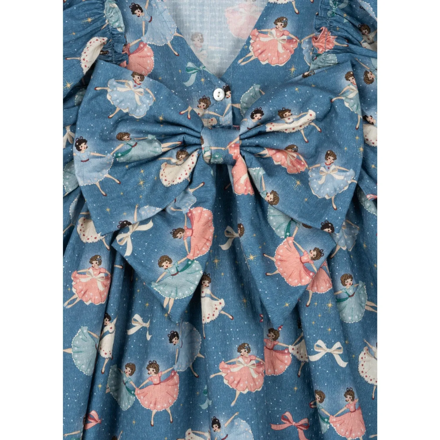 Konges Sljd Snow Bow Ballerina Evia Ls Bow Dress Gots