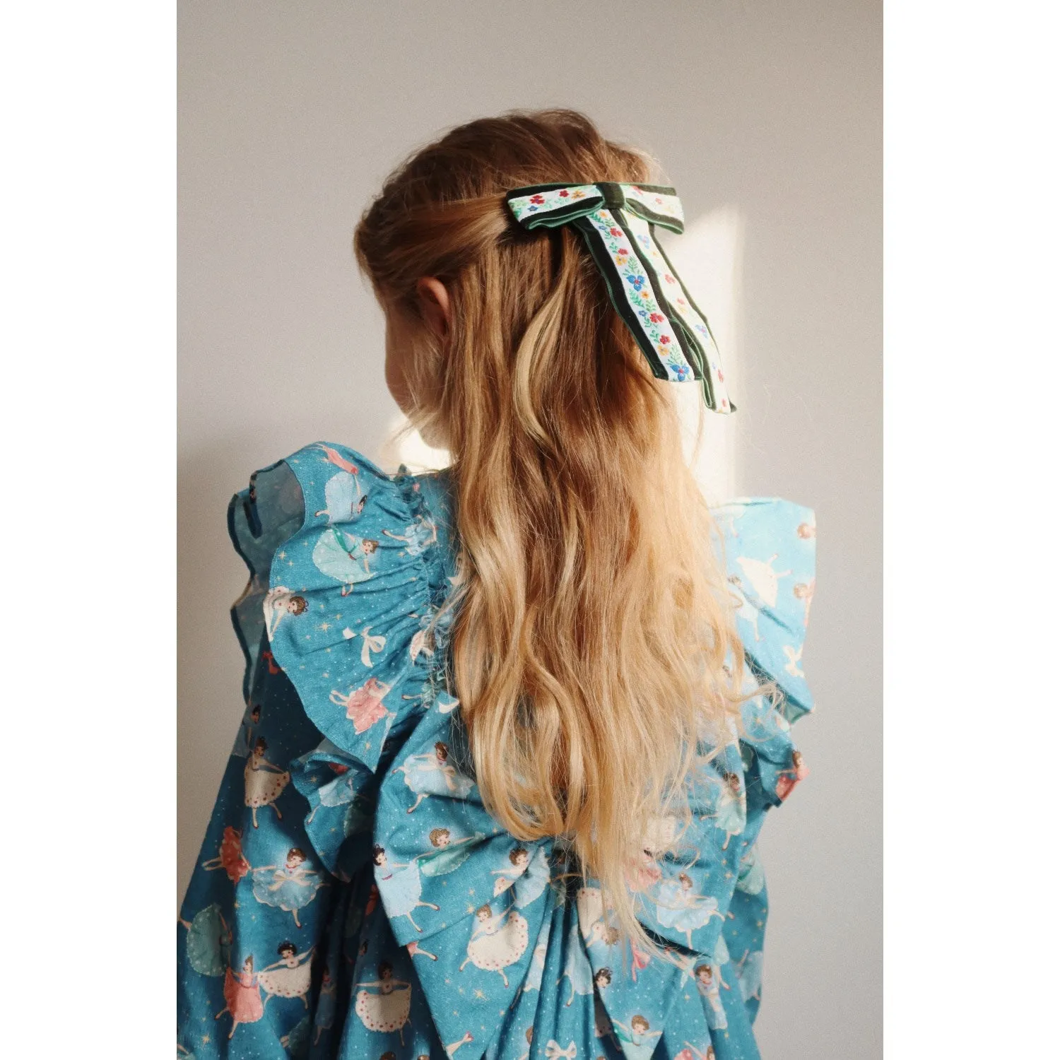 Konges Sljd Snow Bow Ballerina Evia Ls Bow Dress Gots