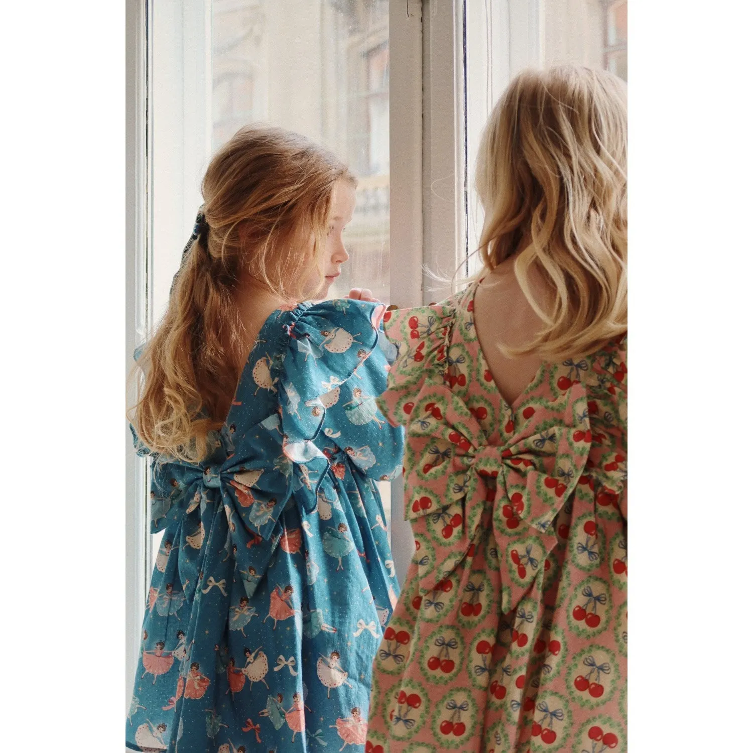 Konges Sljd Snow Bow Ballerina Evia Ls Bow Dress Gots