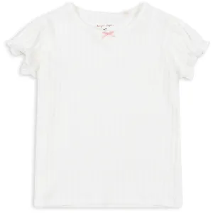 Konges Sljd Snow White Mallou Tee Gots