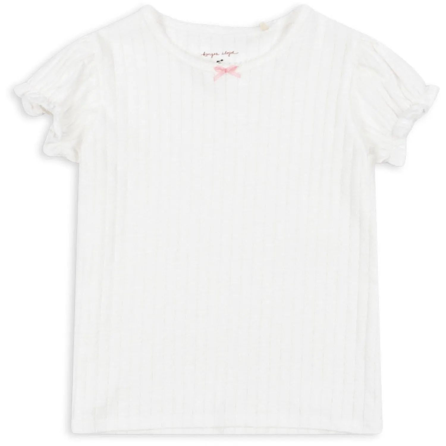 Konges Sljd Snow White Mallou Tee Gots