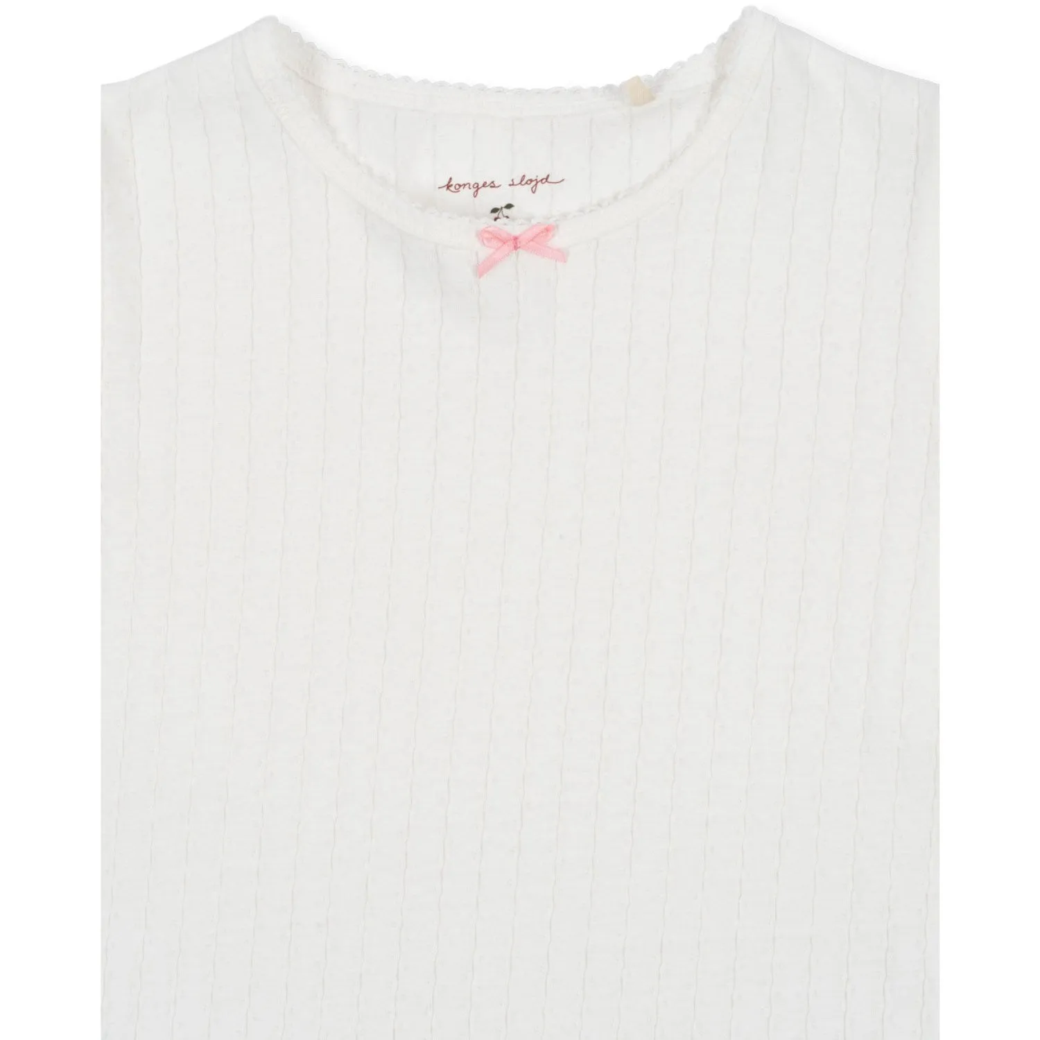 Konges Sljd Snow White Mallou Tee Gots