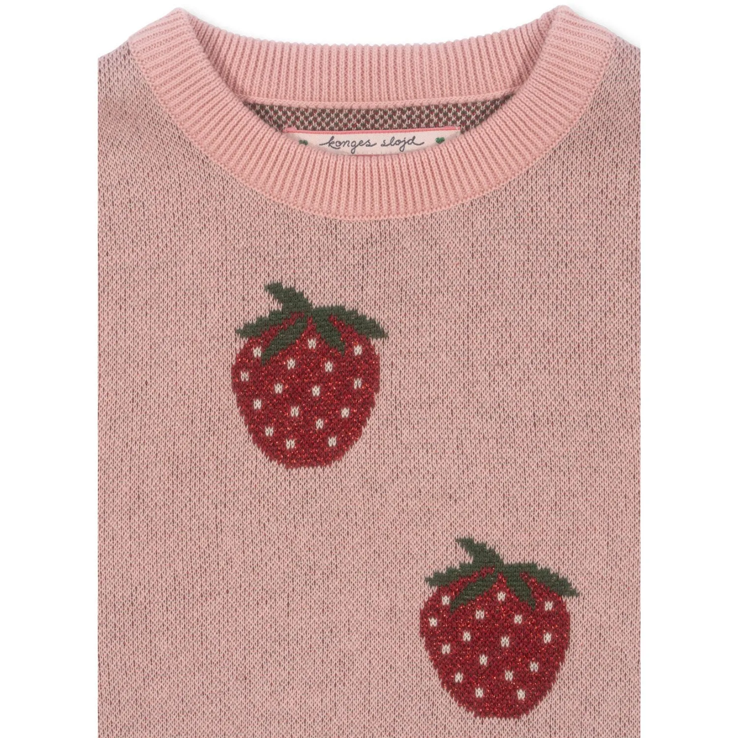 Konges Sljd Strawberry Lapis Lurex Knit Dress