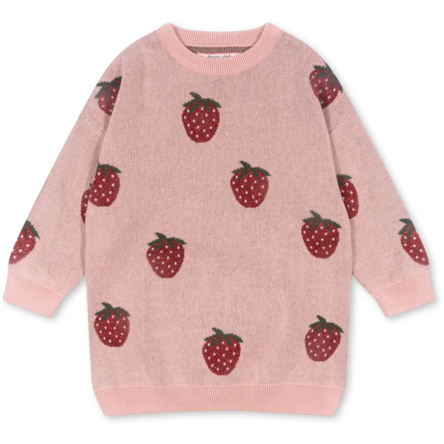 Konges Sljd Strawberry Lapis Lurex Knit Dress