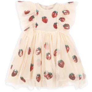 Konges Sljd Strawberry Yvonne Frill Dress
