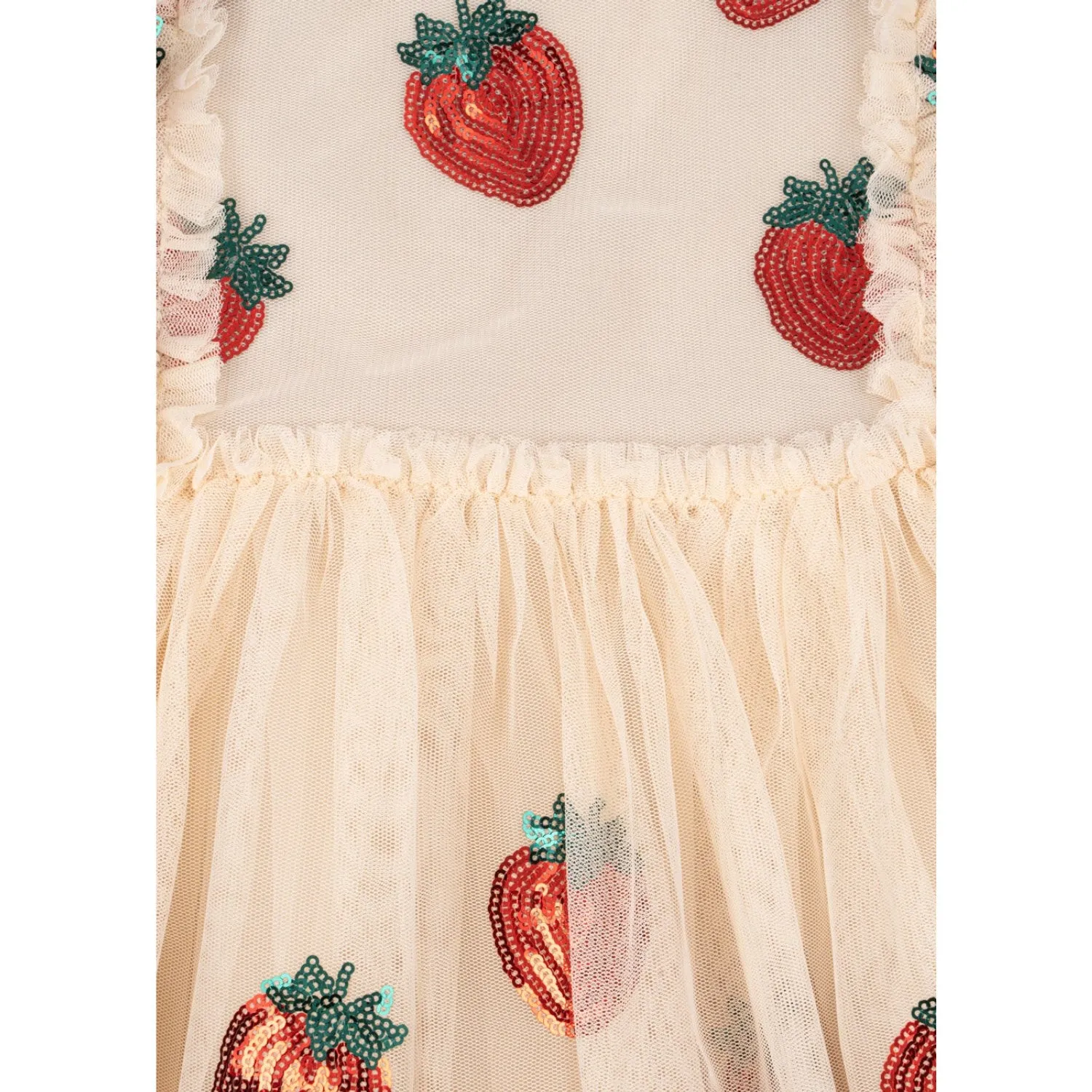 Konges Sljd Strawberry Yvonne Frill Dress