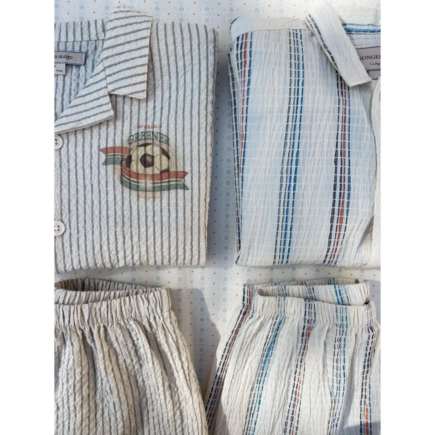 Konges Sljd Stripe Bluie Elliot Ss Shirt Gots