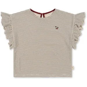 Konges Sljd Stripe Bluie Itty Frill T-shirt