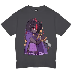 Kyllier "Daggers"  T-Shirt - Charcoal