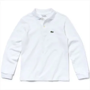 Lacoste Polo Tee L/S Blanc