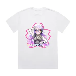 Lady_muun Internet Girlfriend T-Shirt(White)