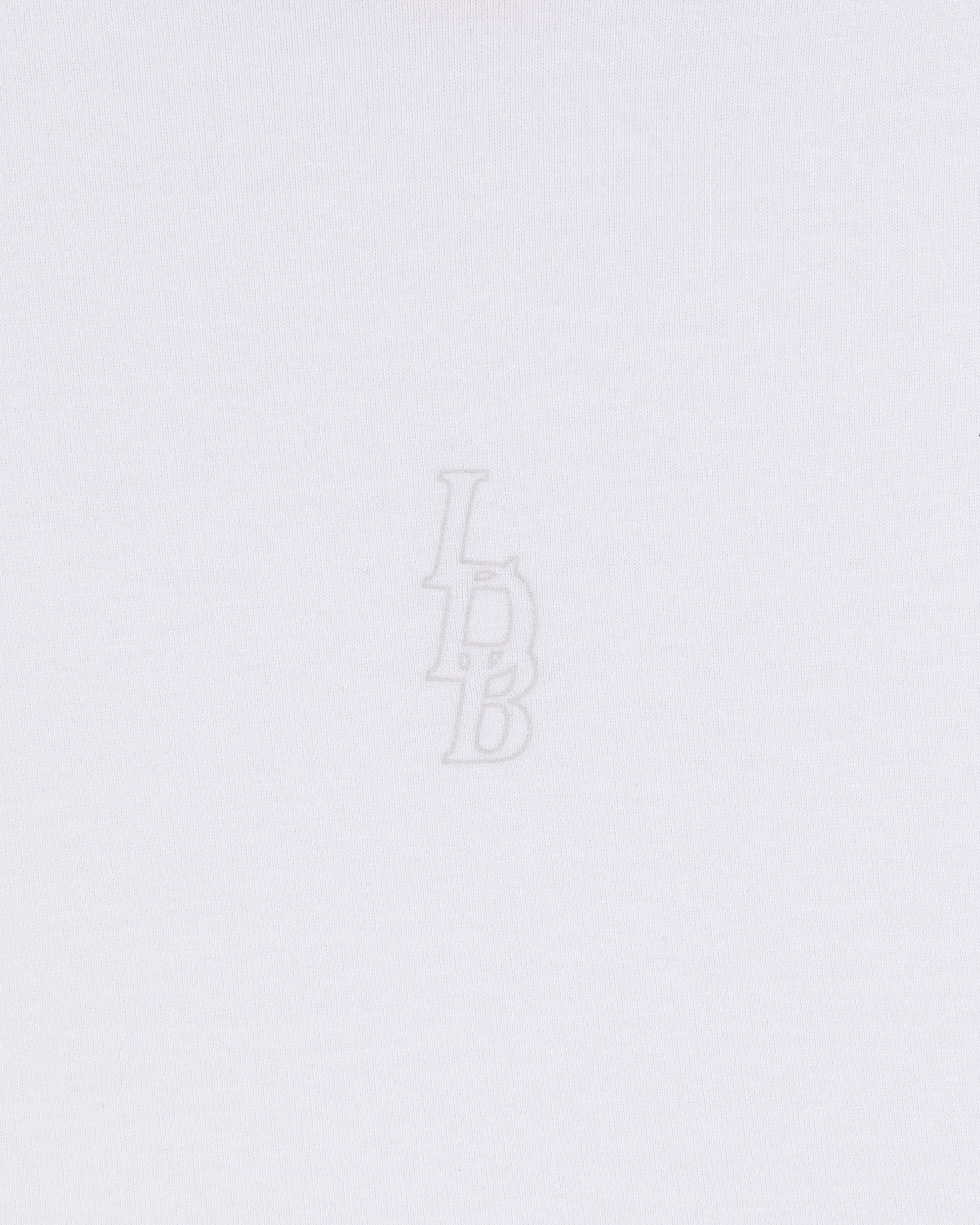 LDB Crop Tee - White Alphalete Athletics