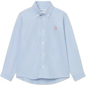 Les Deux Kids Light Blue Konrad Contrast Oxford Shirt