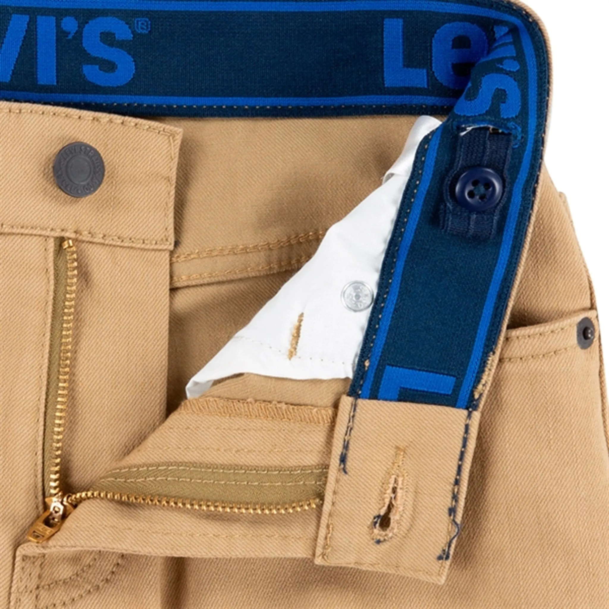 Levi's 502 Regular Taper Fit Strong Performance Jeans Beige