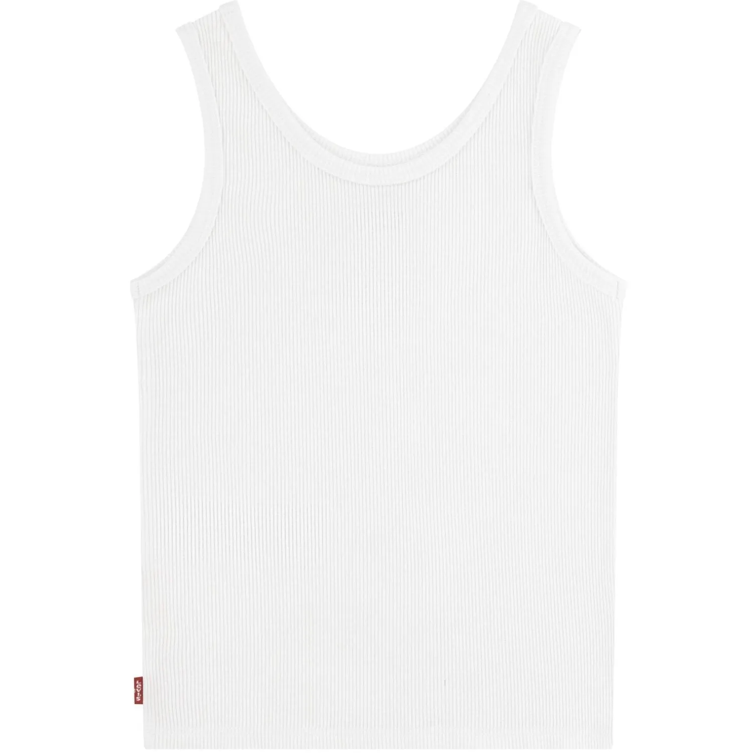 Levi's Bright White Lvg Meet And Greet Ribbed Tank Top