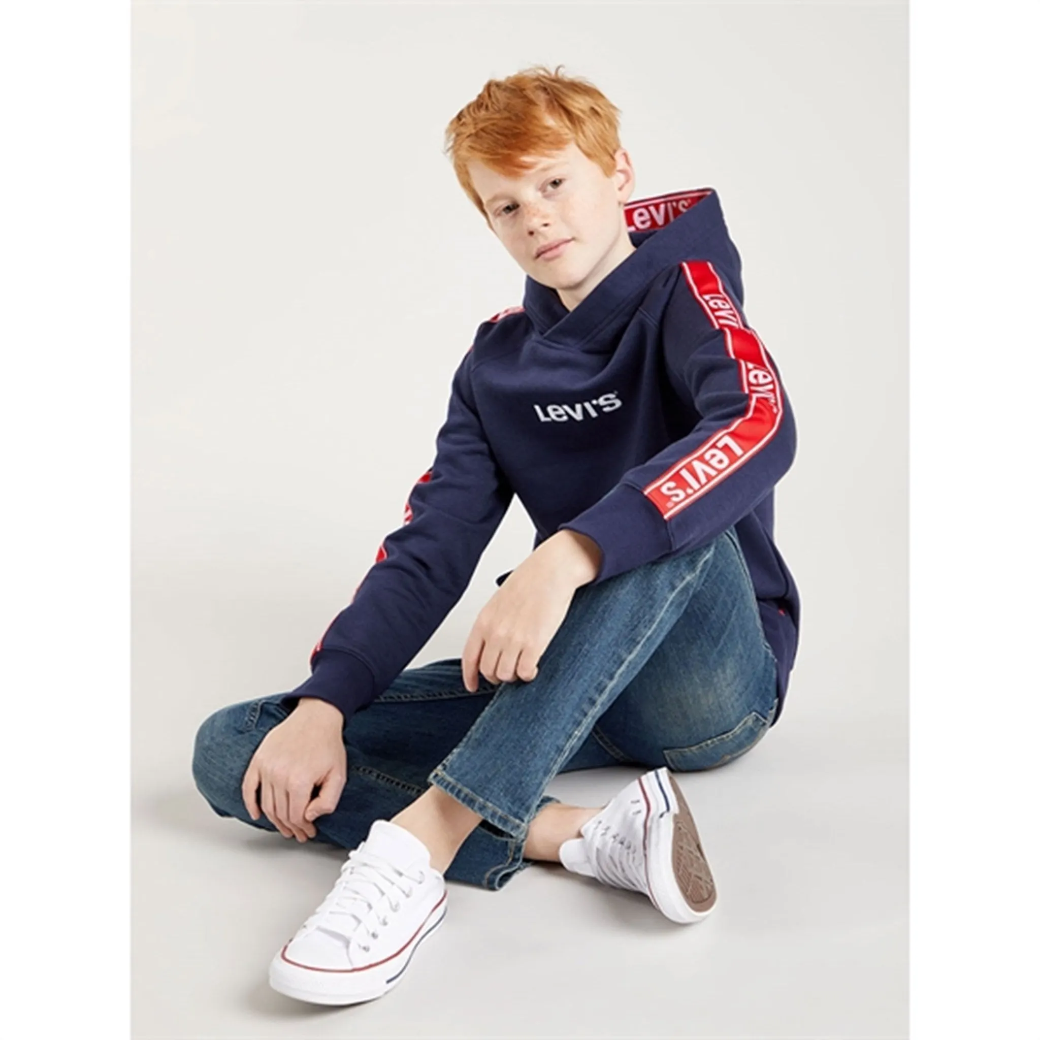 Levi's Logo Hoodie Naval Academy