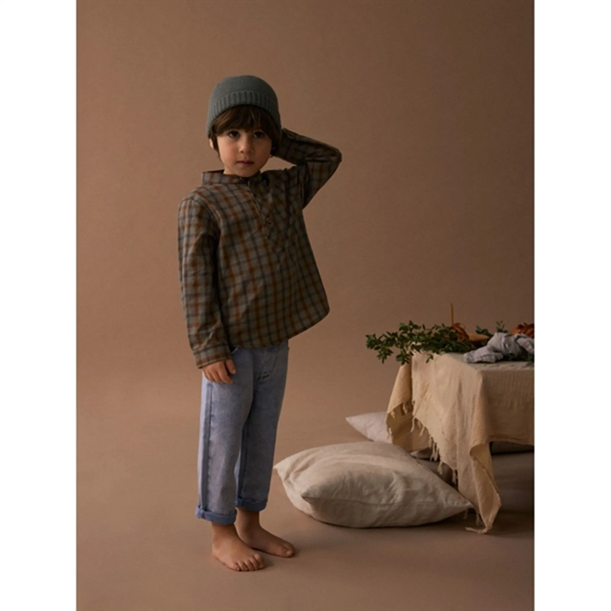 Lil'Atelier Agave Green Teo Loose Shirt