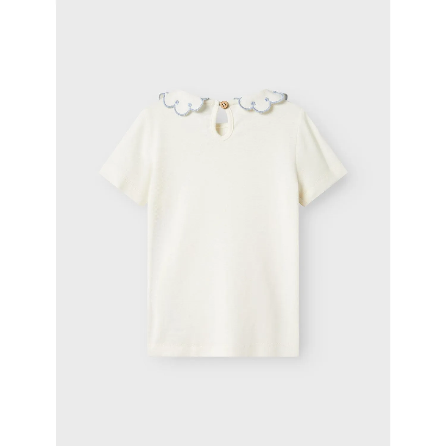 Lil'Atelier Coconut Milk Zen Blue Nmffundo Ss Slim Top Lil