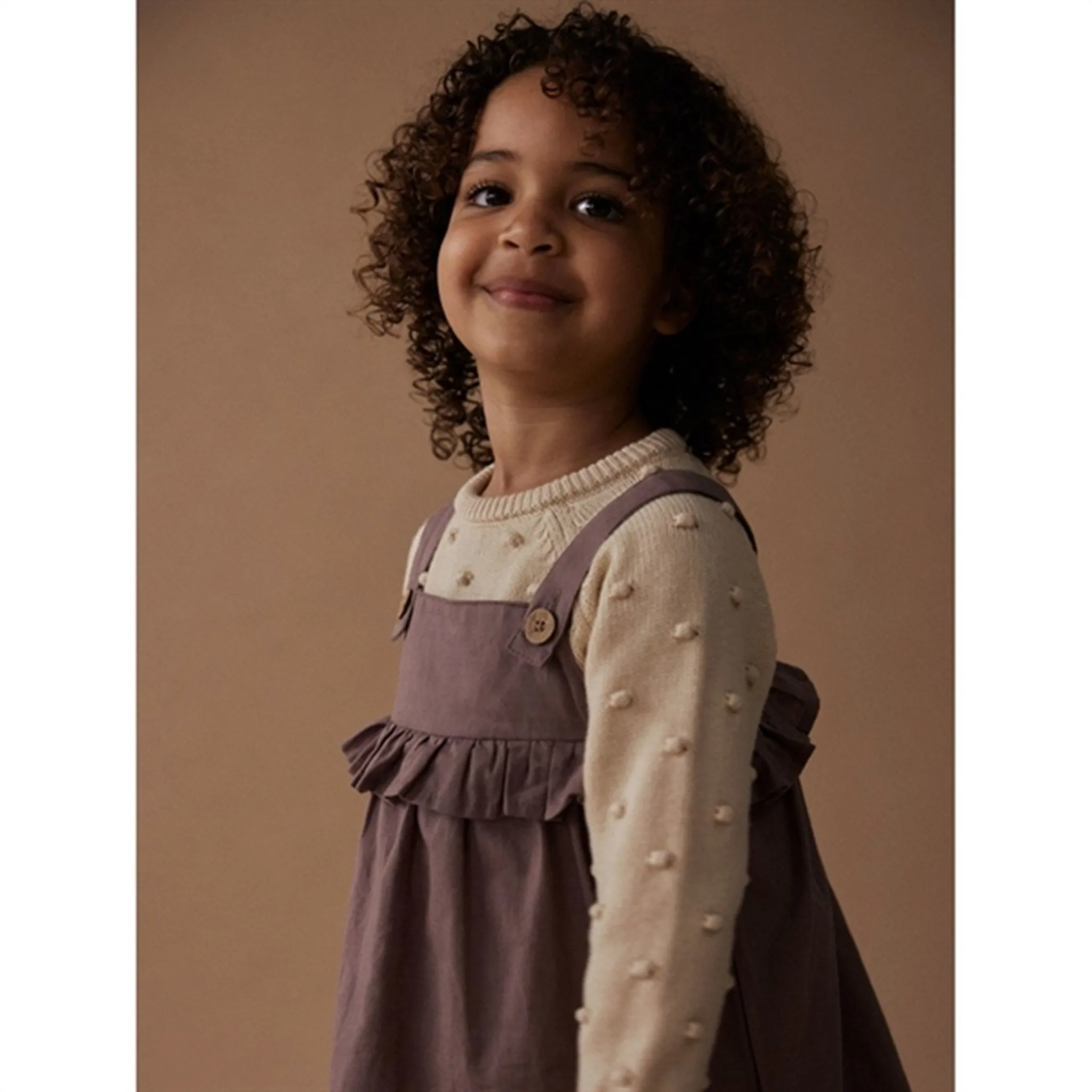 Lil'Atelier Fog Gable Knit Blouse