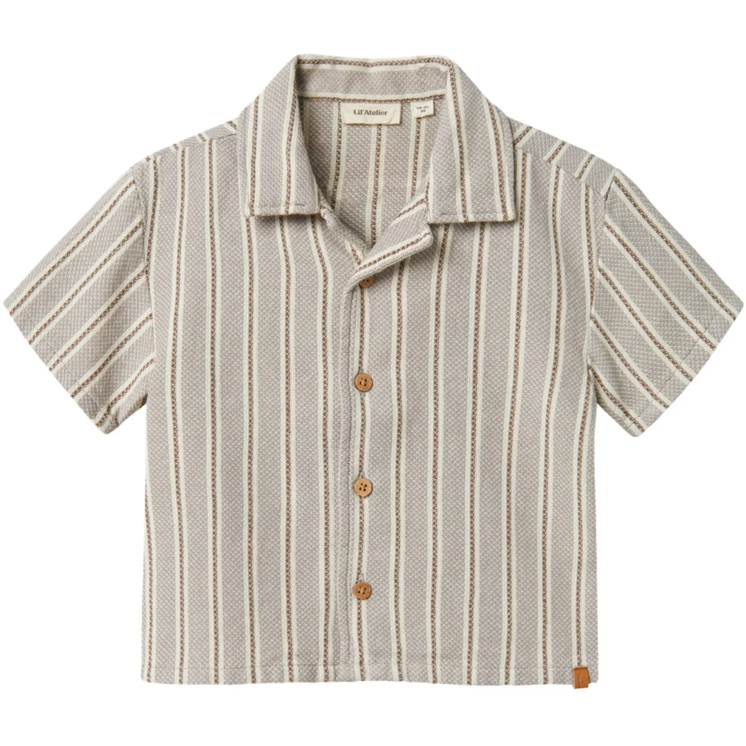 Lil'Atelier Mourning Dove Frede Loose Shirt