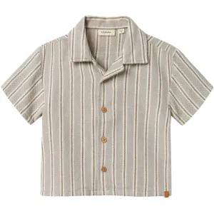 Lil'Atelier Mourning Dove Frede Loose Shirt