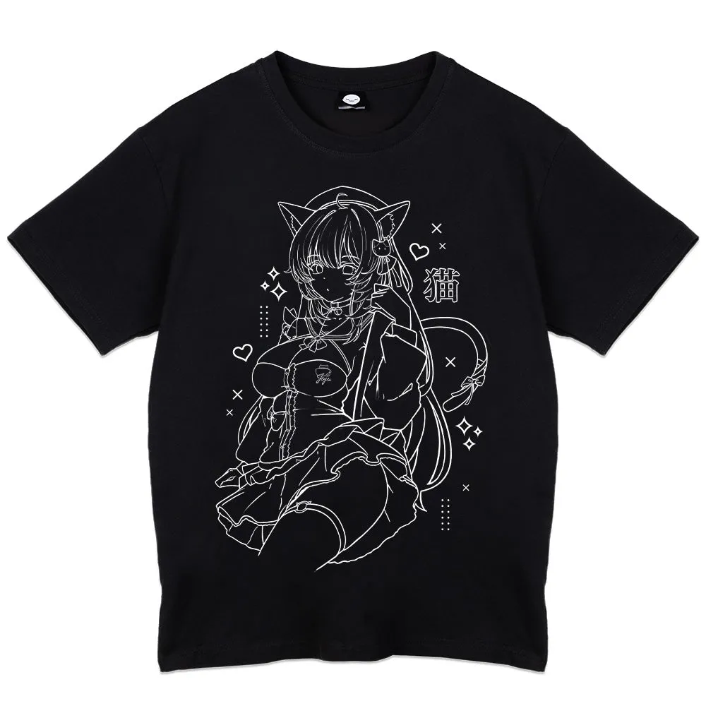 liljuju Sleepy Cat T-Shirt