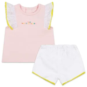Little Marc Jacobs Newborn Girl Set Pink