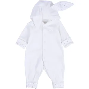 Livly White Plush Bunny Overall