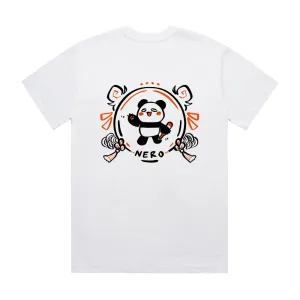 lNeroTV Panda T-Shirt (White)