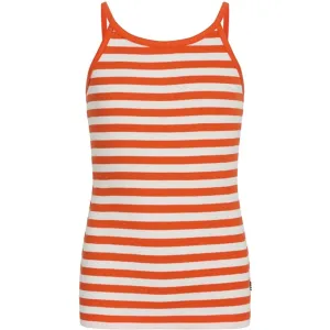 Mads Nrgaard 2x2 Cotton Stripe Trilina Top Puffin's Bill/Cloud Dancer