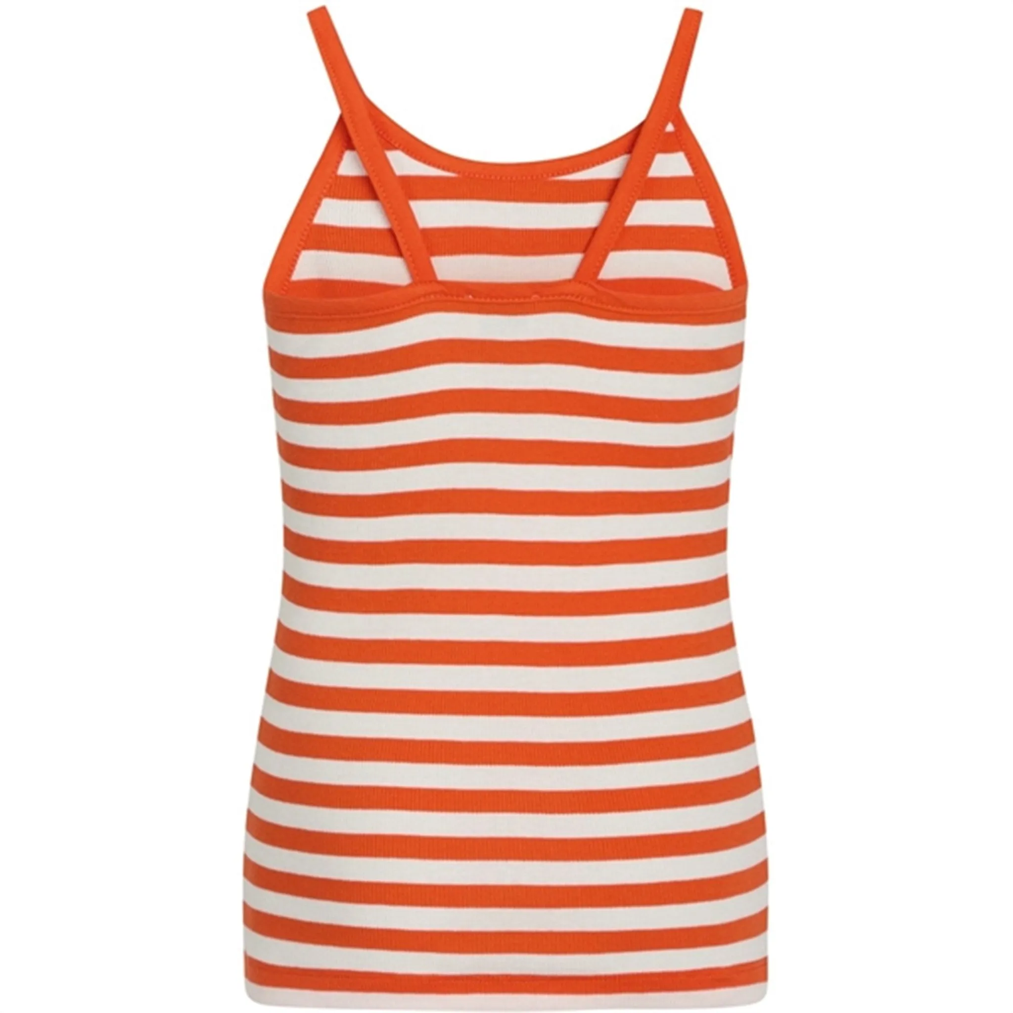 Mads Nrgaard 2x2 Cotton Stripe Trilina Top Puffin's Bill/Cloud Dancer