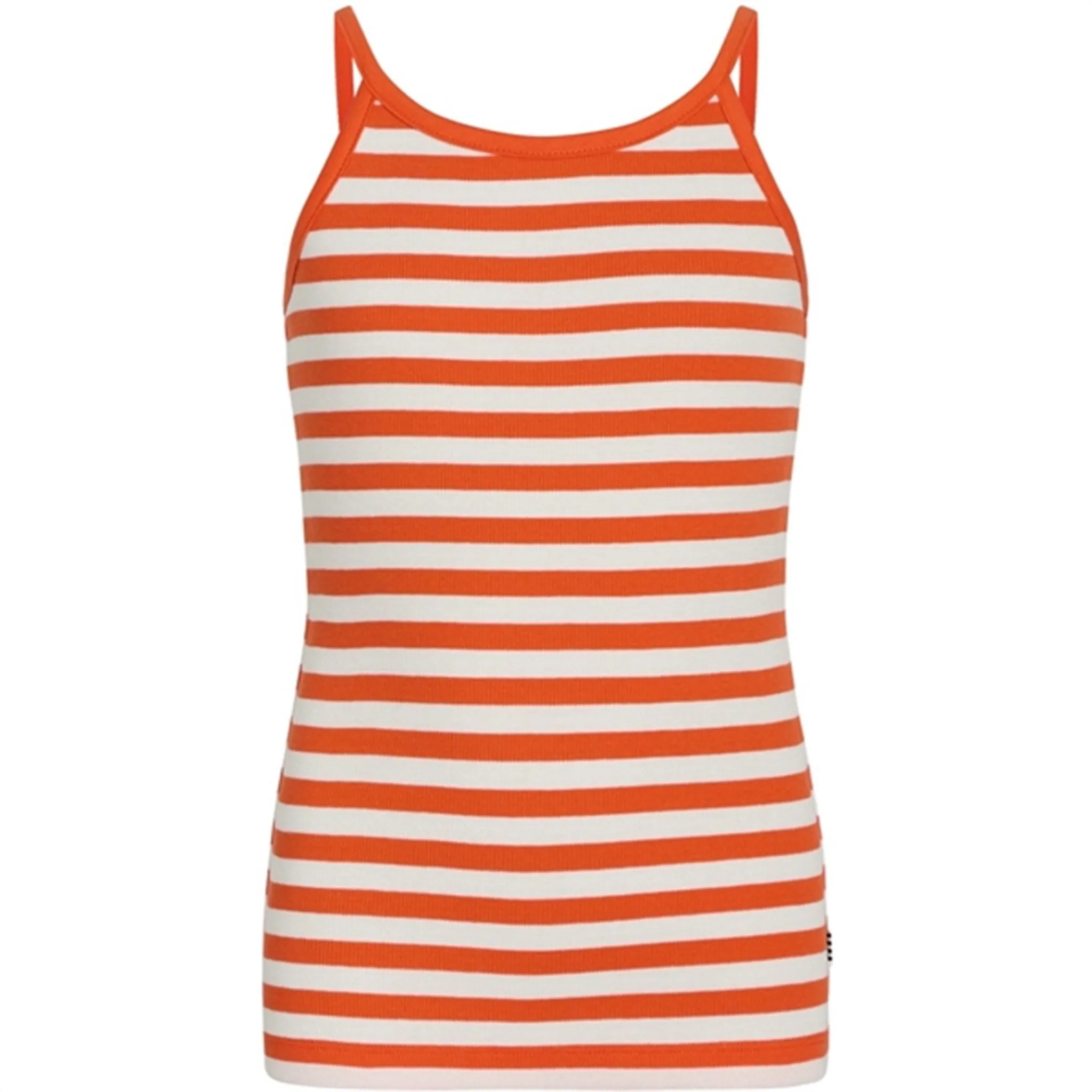 Mads Nrgaard 2x2 Cotton Stripe Trilina Top Puffin's Bill/Cloud Dancer
