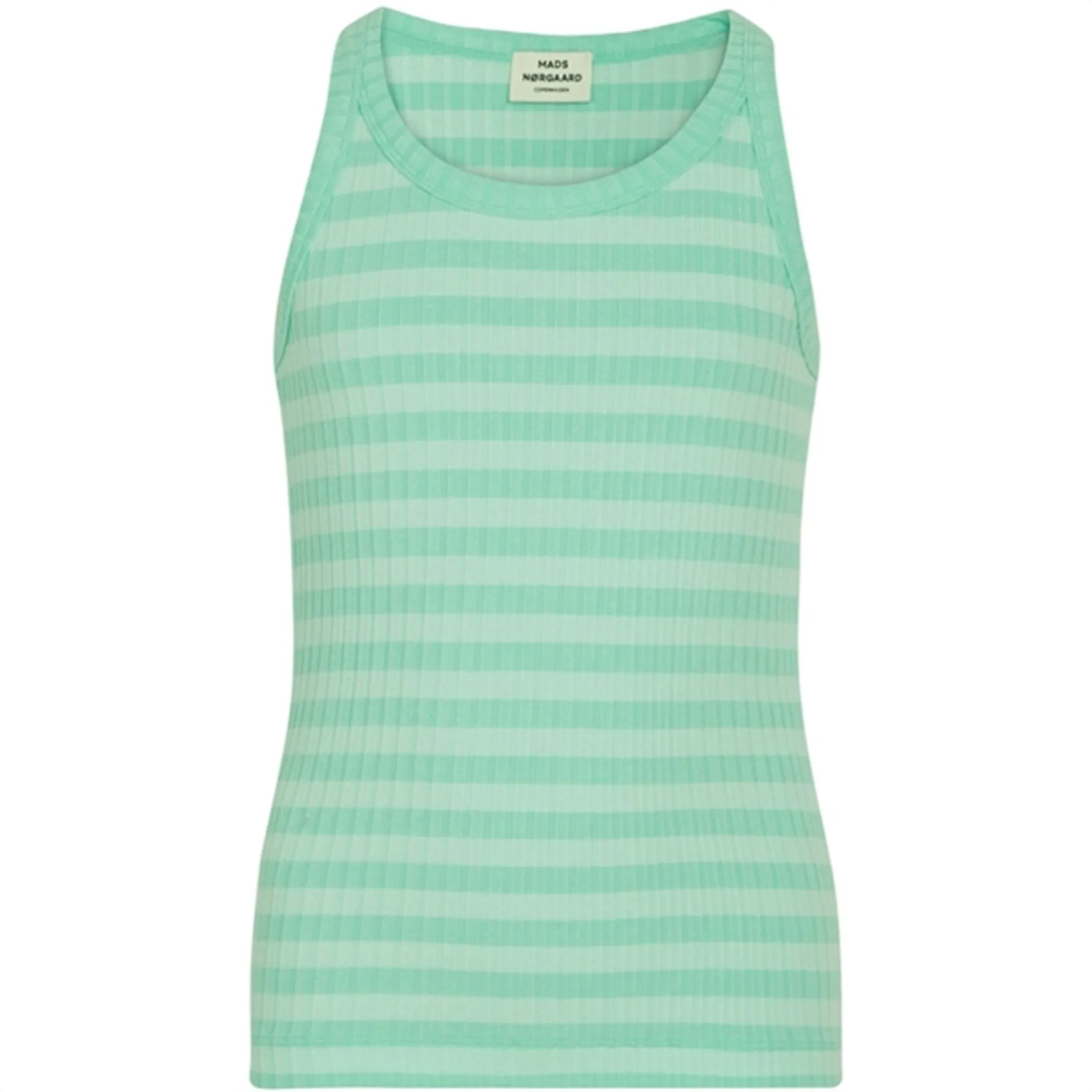 Mads Nrgaard 5x5 Stripe Carinila Blouse Stripe/Cabbage