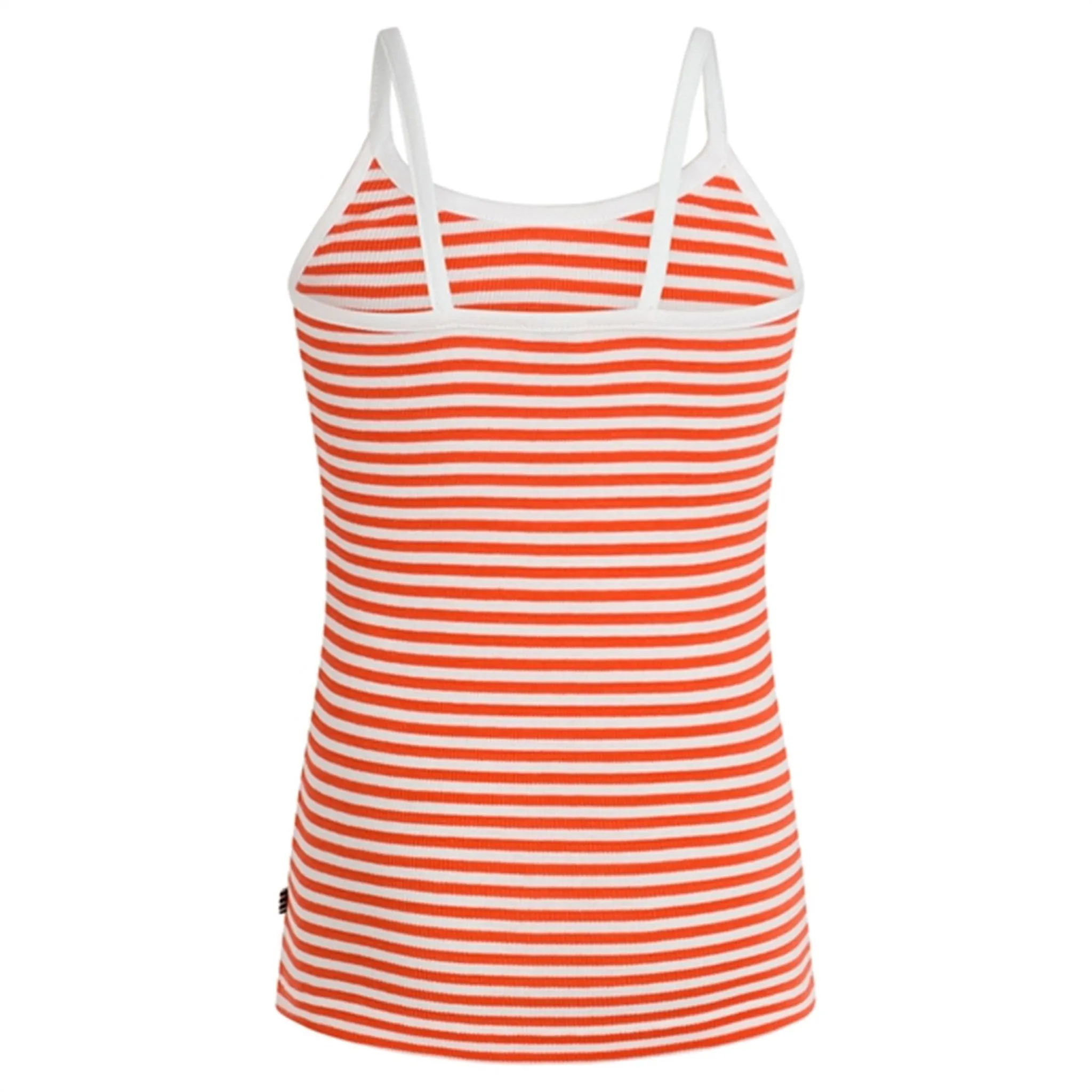Mads Nrgaard Trilina Cotton Stripe Tee Cherry Tomato/White