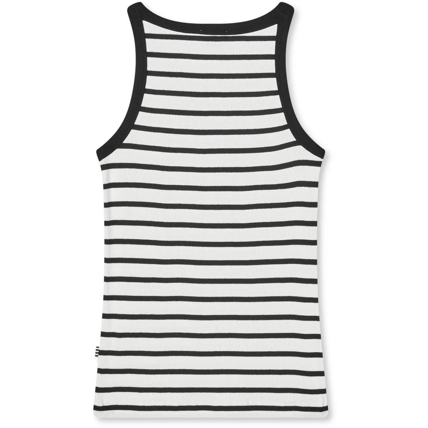 Mads Nrgaard Vanilla Ice/Black 2x2 Cotton Stripe Carinila Top