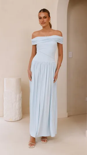 Manalla Maxi Dress - Sky Blue Billy J