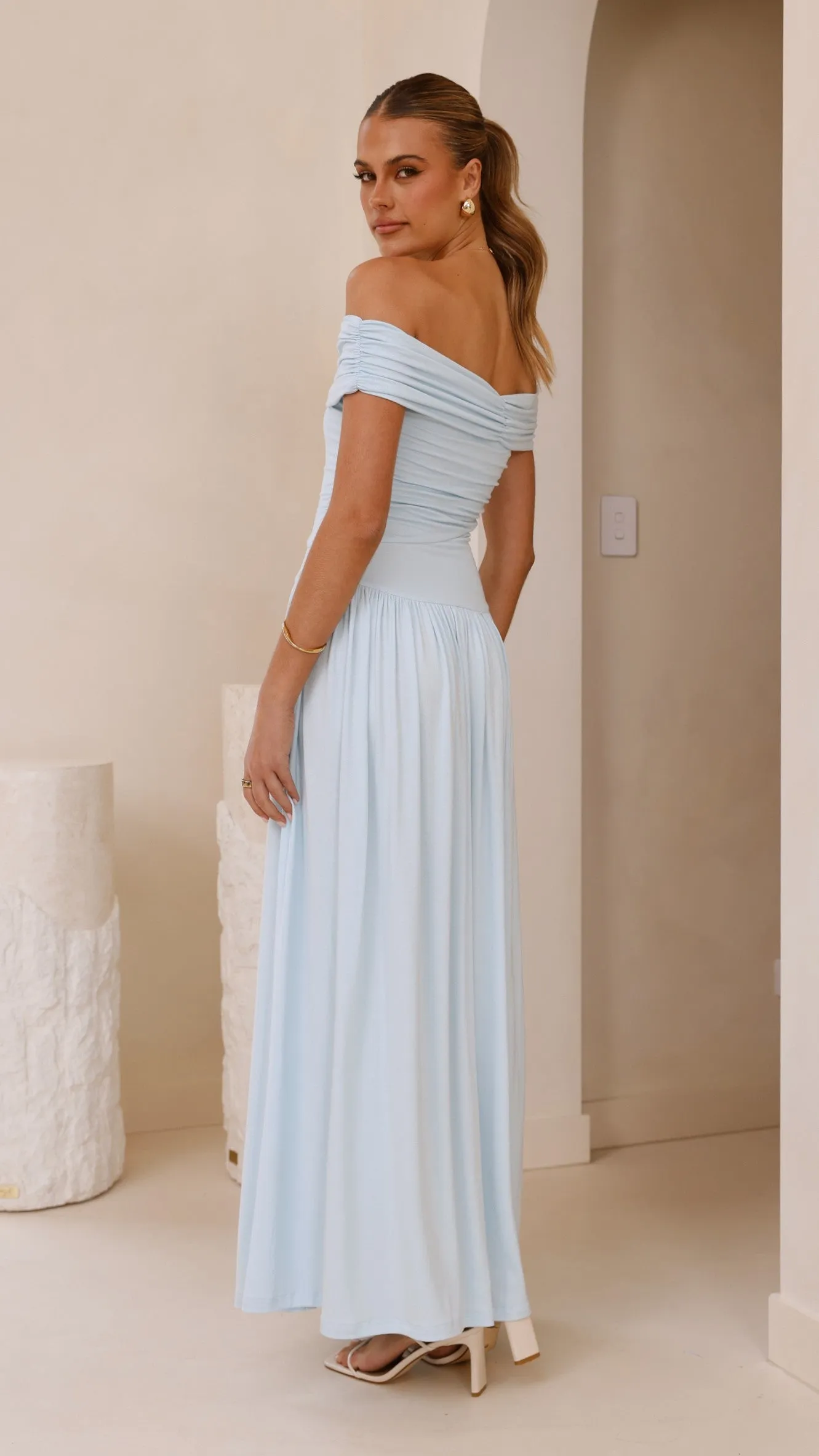 Manalla Maxi Dress - Sky Blue Billy J