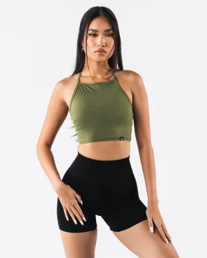 Margo Mesh Tank - Agave Alphalete Athletics