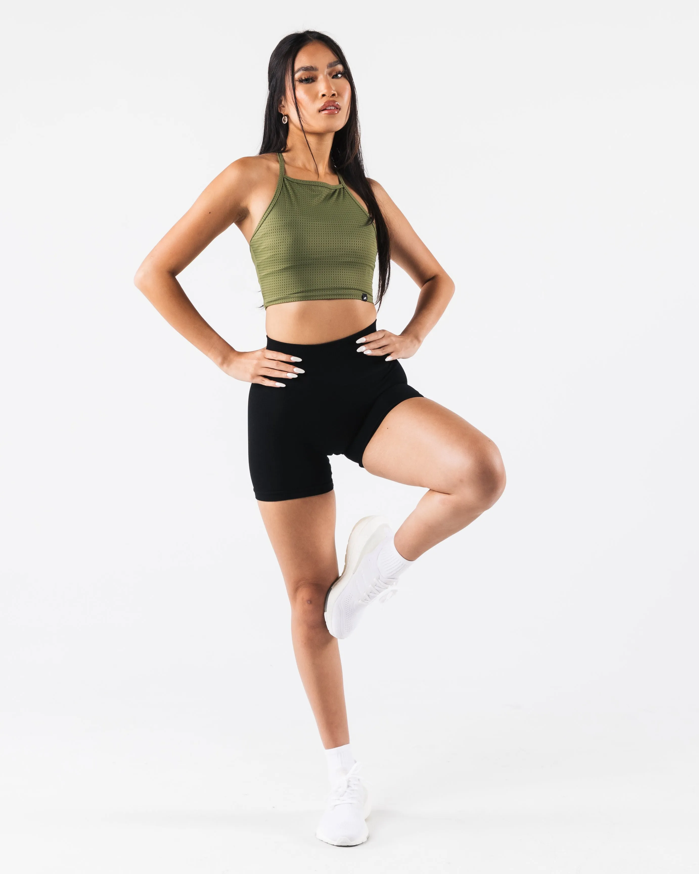Margo Mesh Tank - Agave Alphalete Athletics