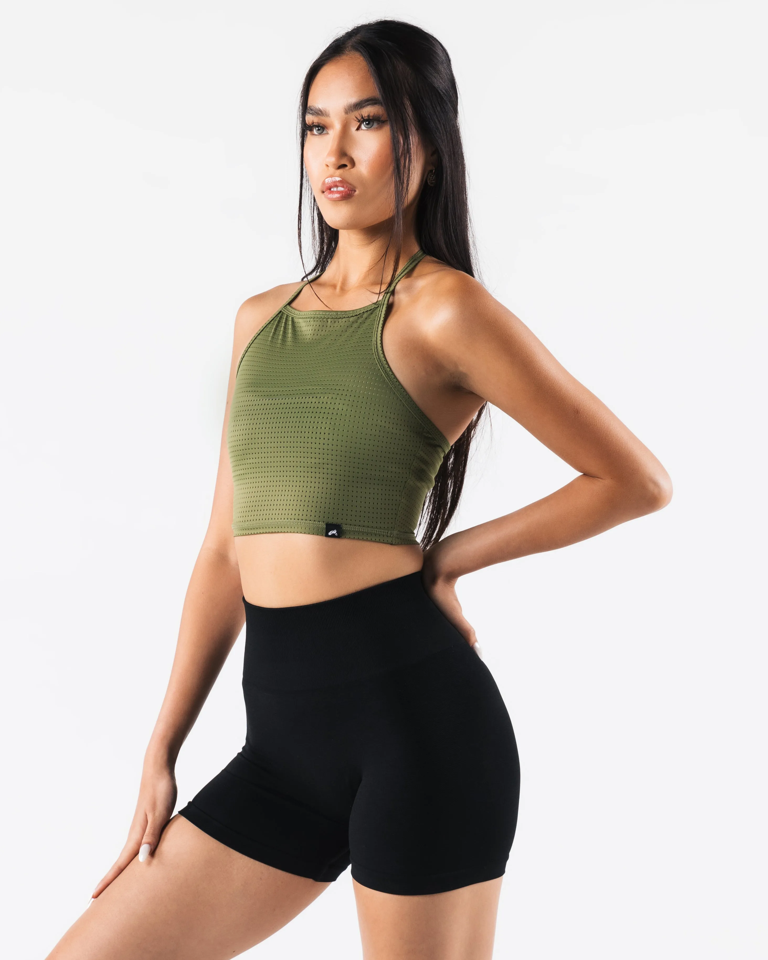 Margo Mesh Tank - Agave Alphalete Athletics