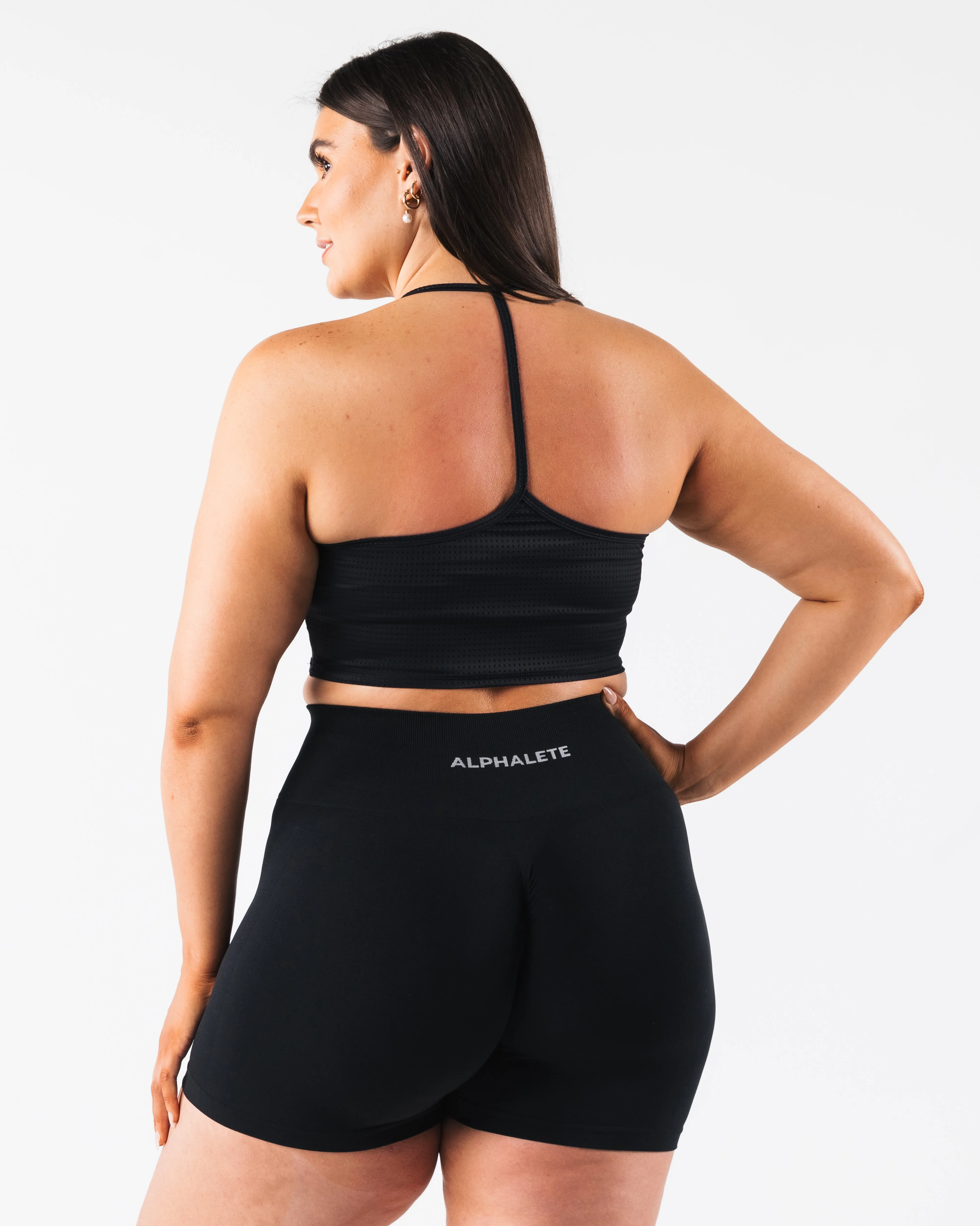 Margo Mesh Tank - Black Alphalete Athletics