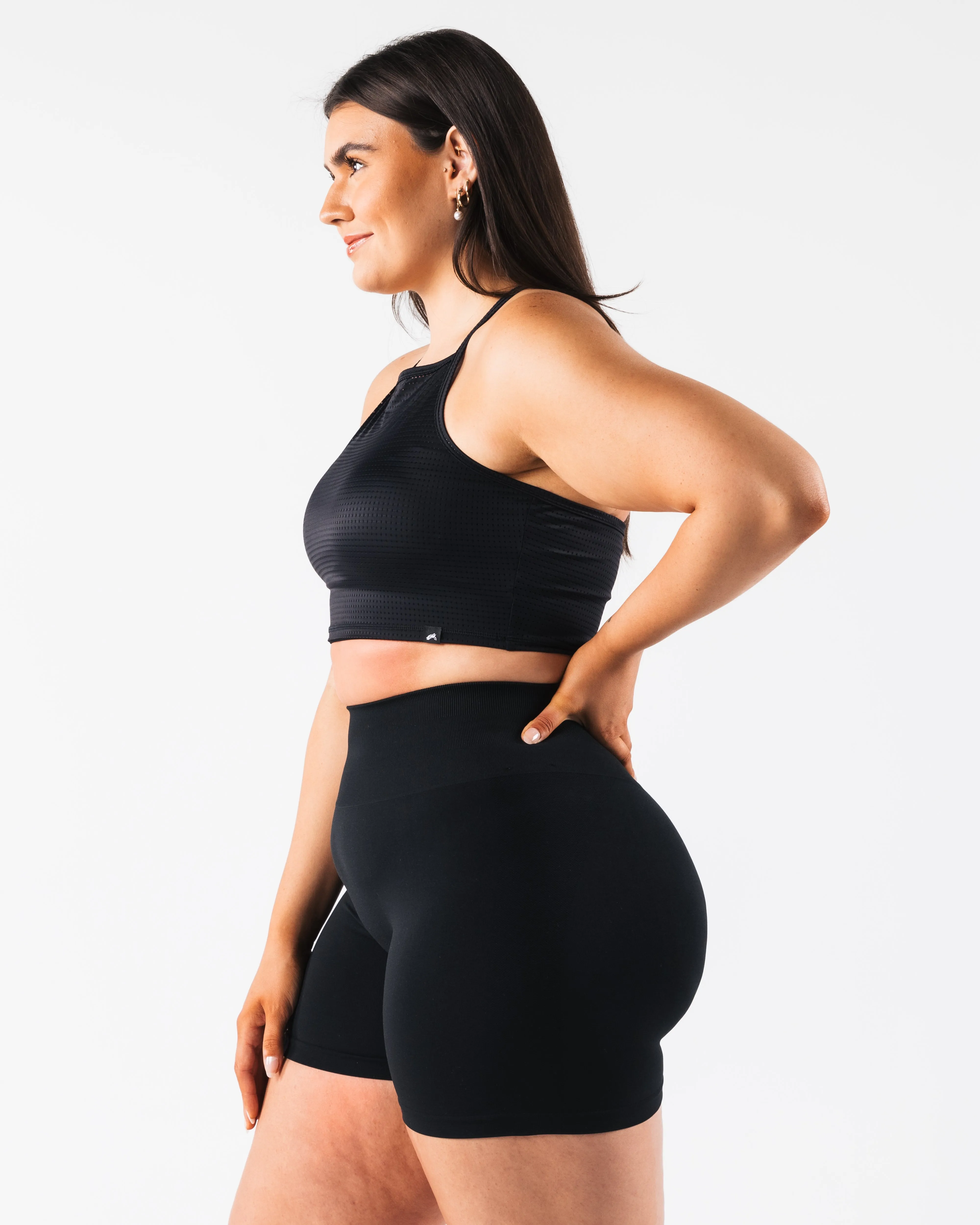 Margo Mesh Tank - Black Alphalete Athletics