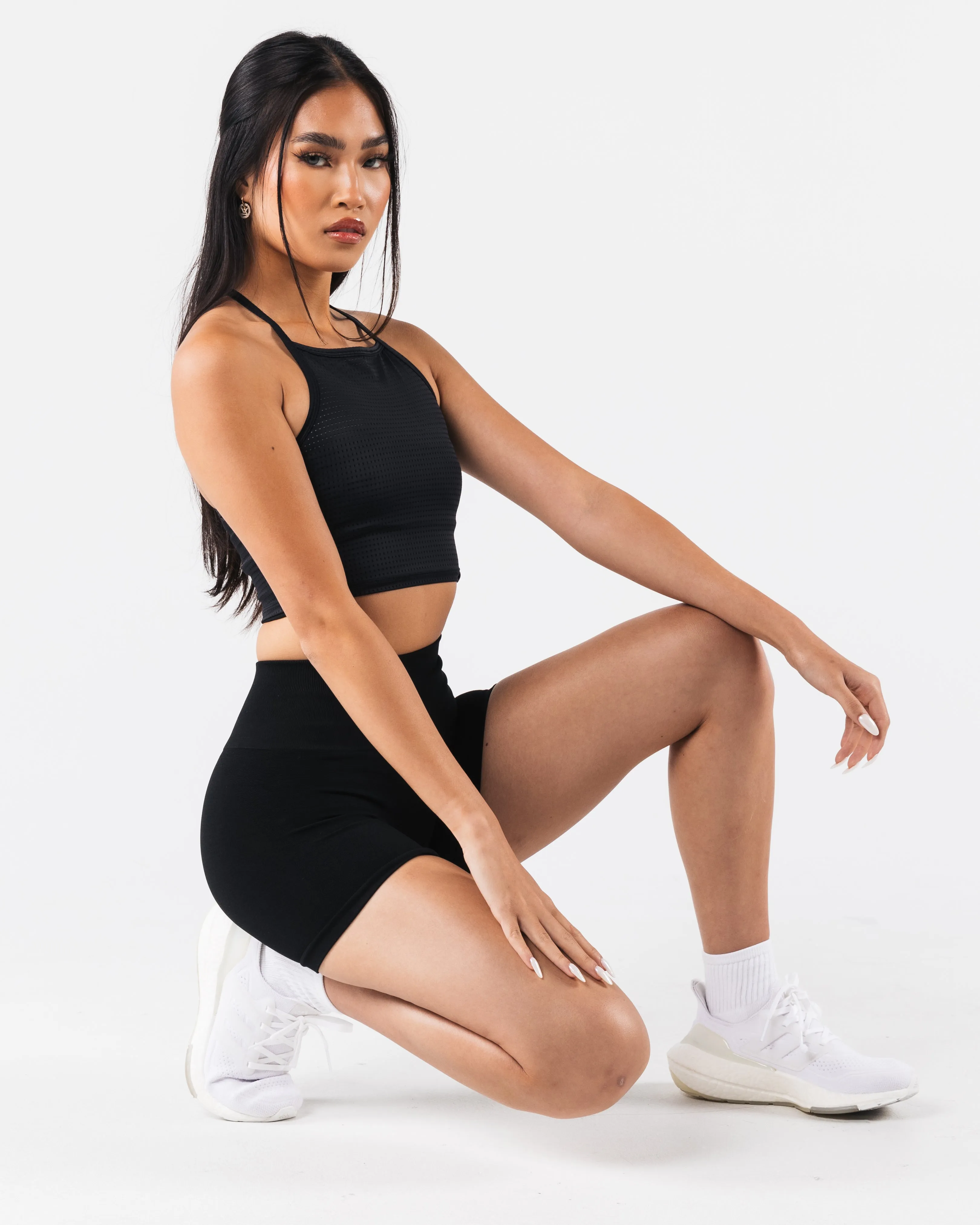 Margo Mesh Tank - Black Alphalete Athletics