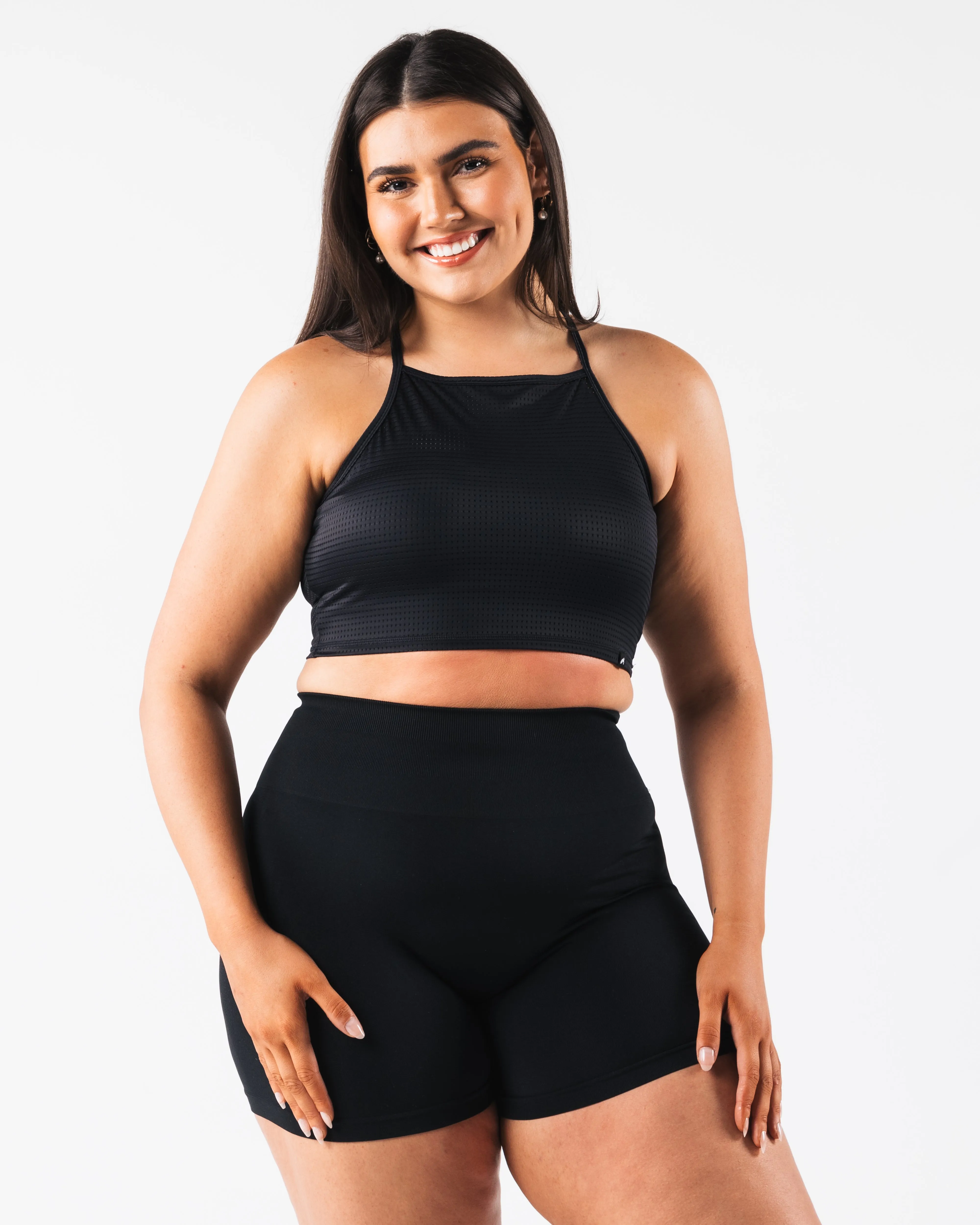 Margo Mesh Tank - Black Alphalete Athletics