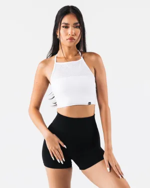 Margo Mesh Tank - White Alphalete Athletics