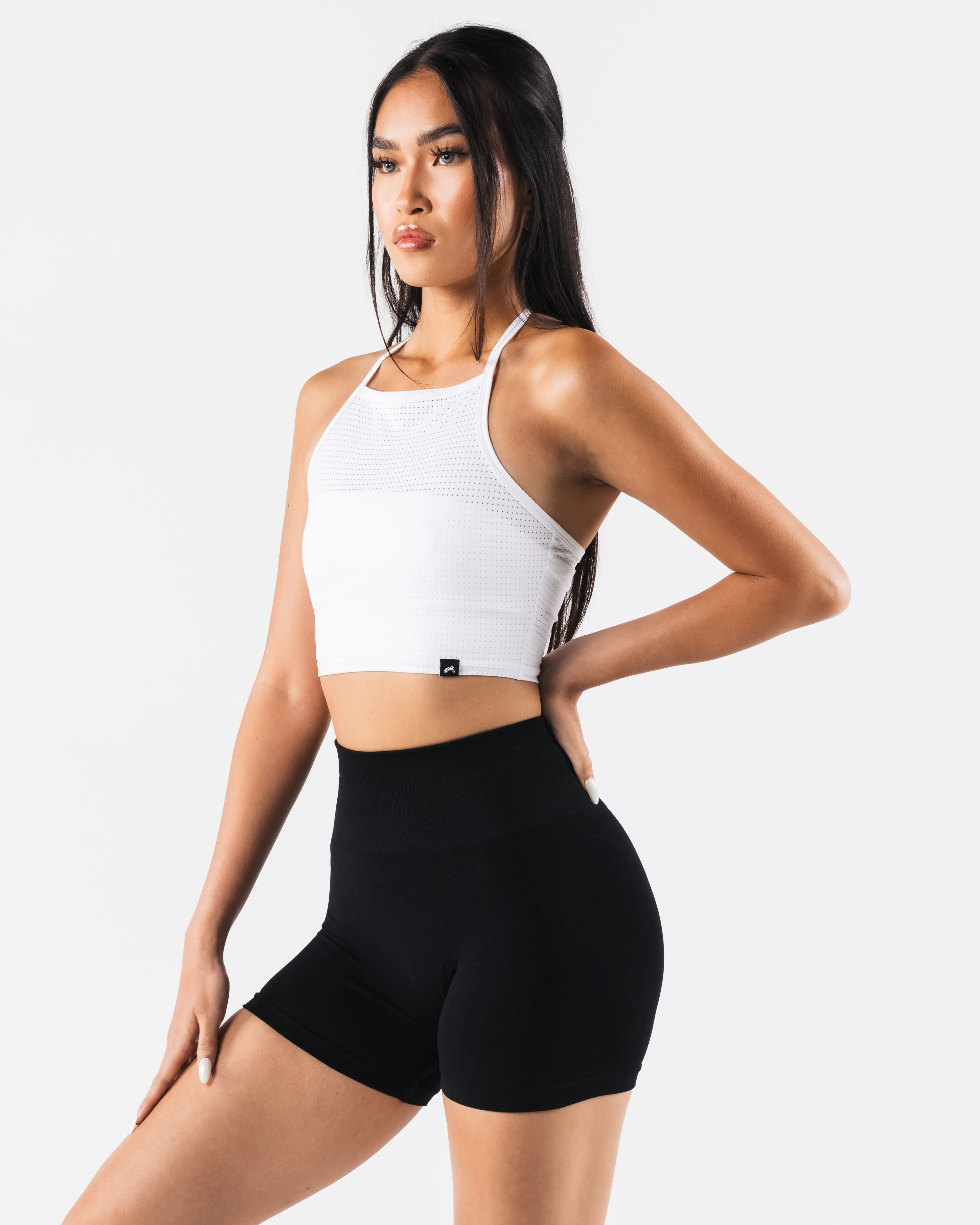 Margo Mesh Tank - White Alphalete Athletics