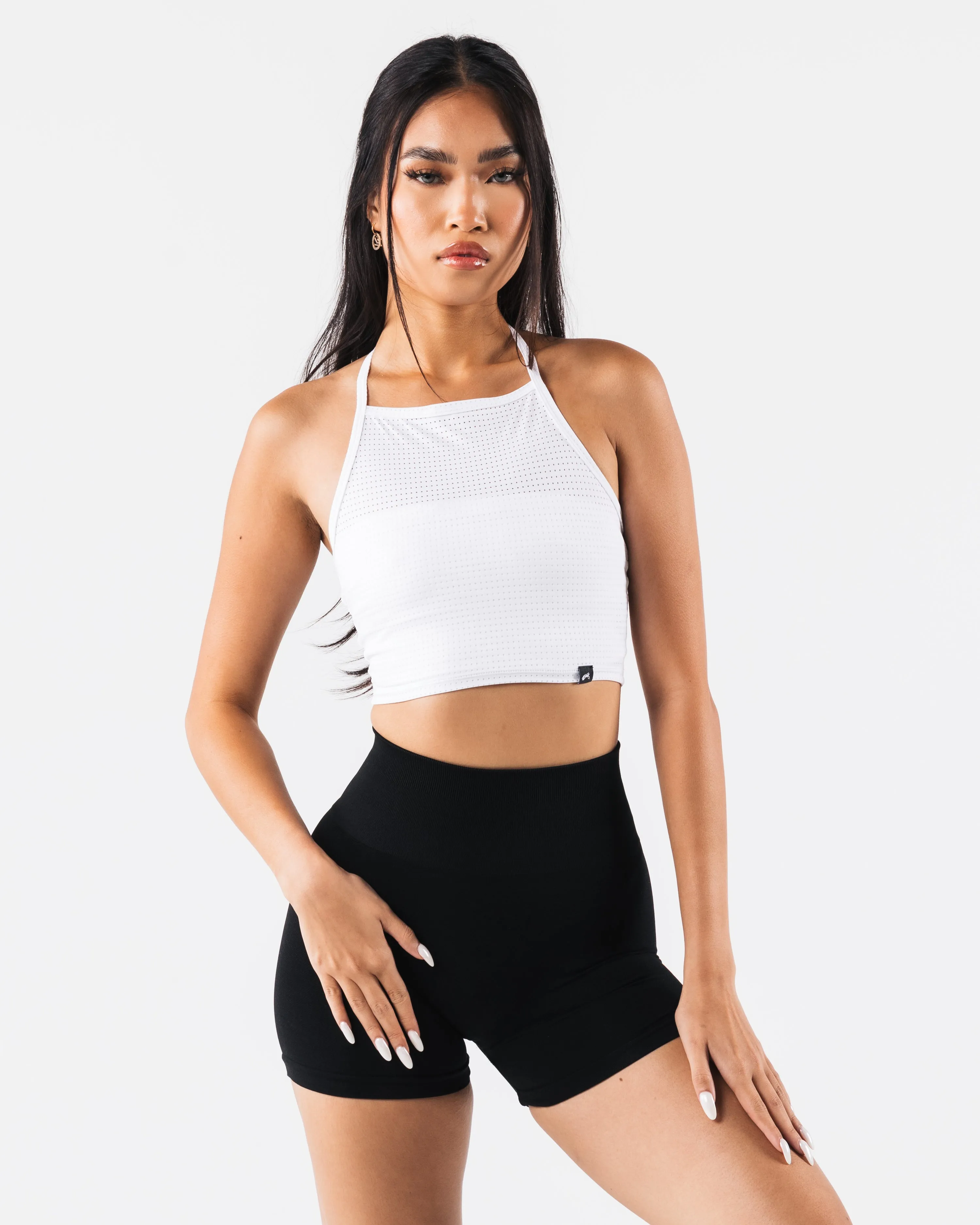 Margo Mesh Tank - White Alphalete Athletics