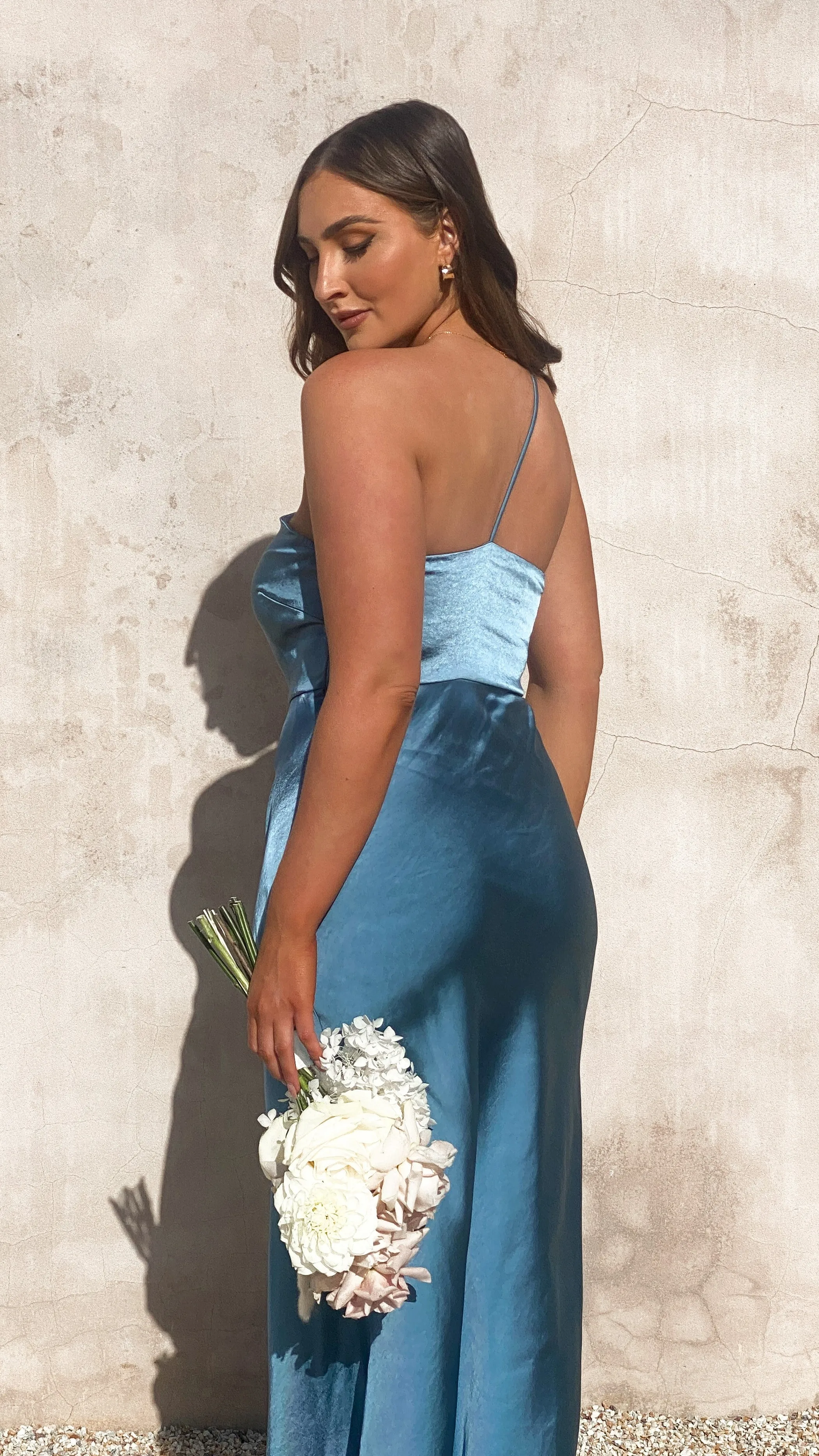 Margot Maxi Dress - Steel Blue Billy J