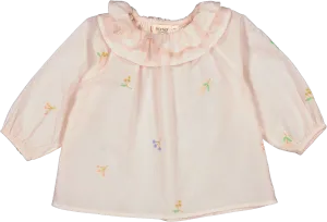 MarMar Cotton Embroidery Spring Embroidery Tonella Shirt