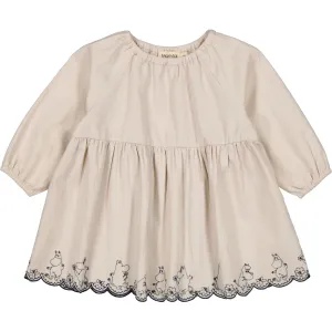 MarMar Cotton Texture Dancing Moomins Dawson B Dress